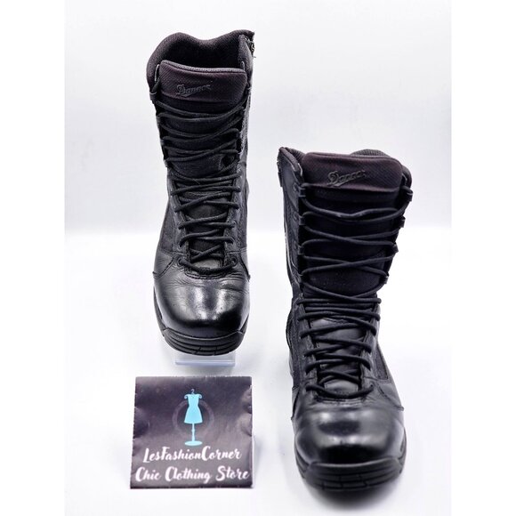 Danner Men's Black Leather Striker Torrent 8" Side-Zip Tactical Boots Sz 7 2186 - Picture 2 of 16